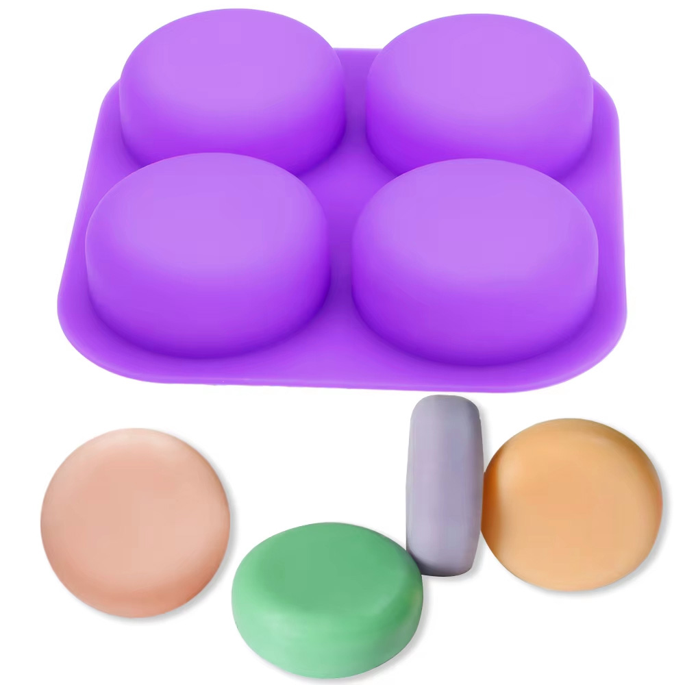 Soap Making Diy - 1-2 قطعة من قوالب الصابون السيليكونية
