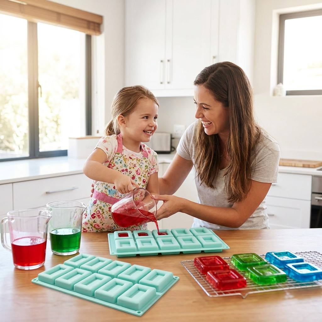 قالب خبز سيليكون مستطيل غير لا - مراجعة Soap Making Jelly وسعره