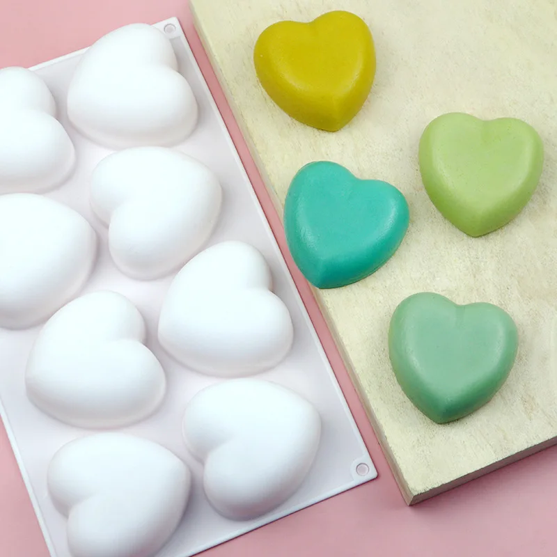 الحب القلب سيليكون قالب الصابو - مراجعة Soap Making Diy وسعره