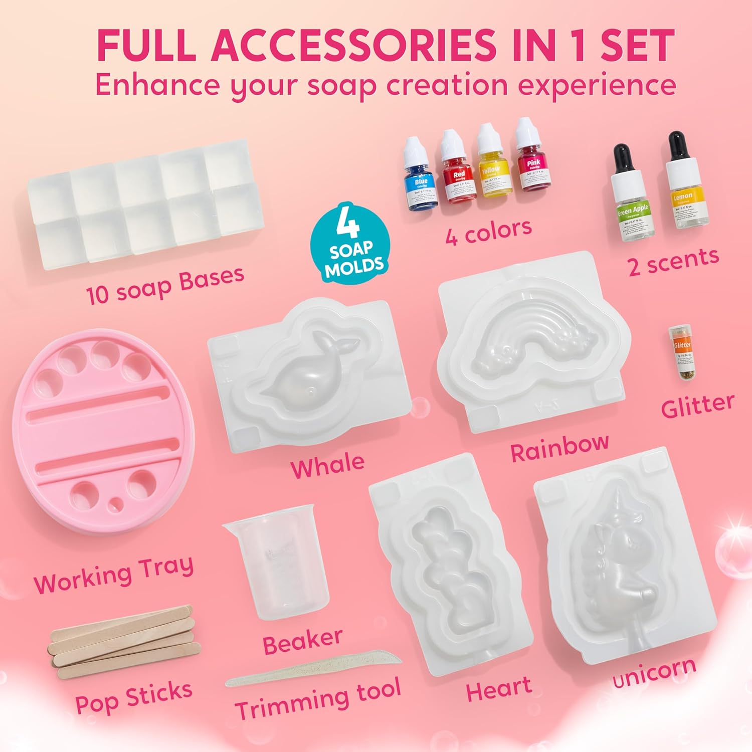 JOYFY يونيكورن الصابون صنع عدة - مراجعة Soap Making Essentials وسعره