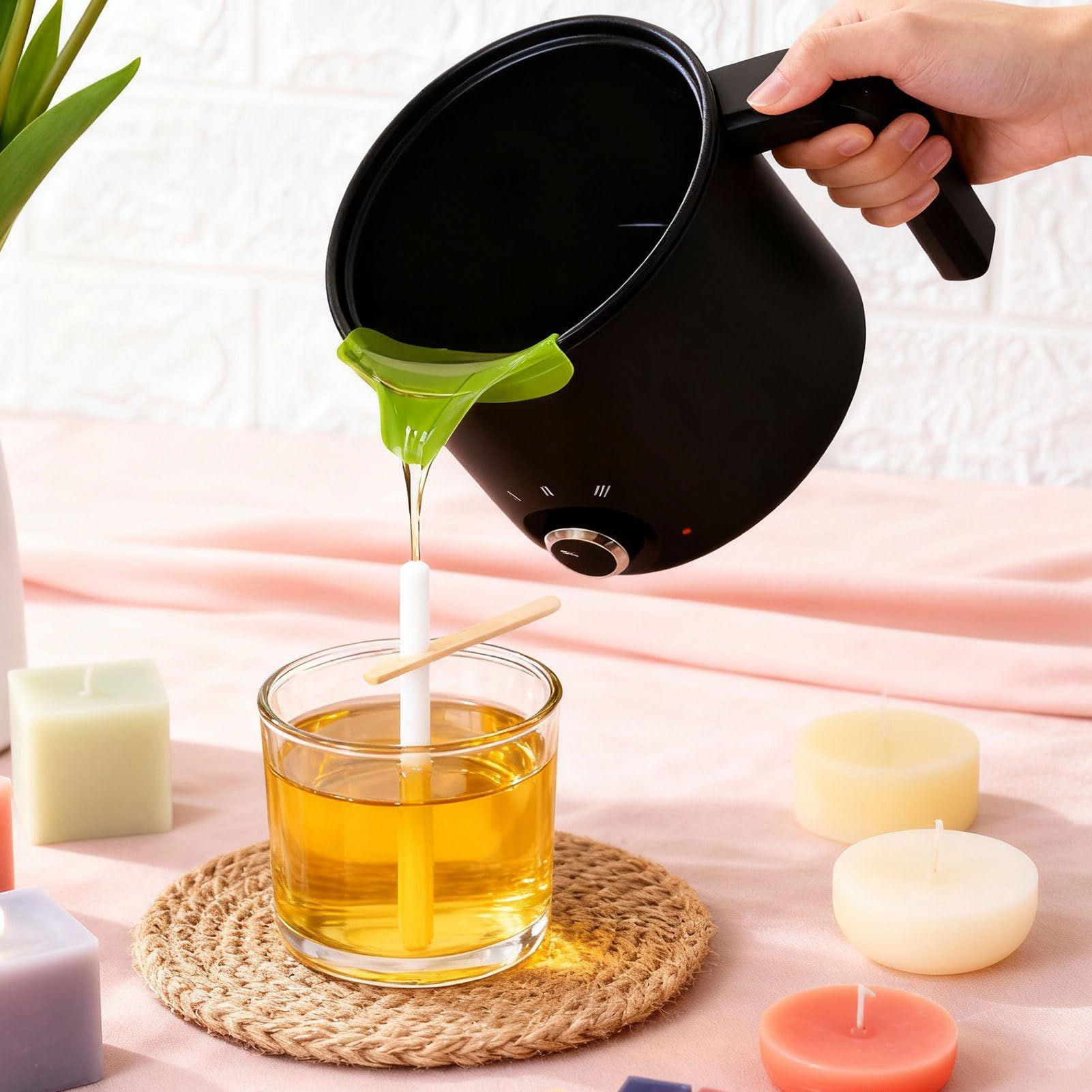 وعاء كهربائي لصهر شمع الشموع س - مراجعة Soap Making Diy وسعره
